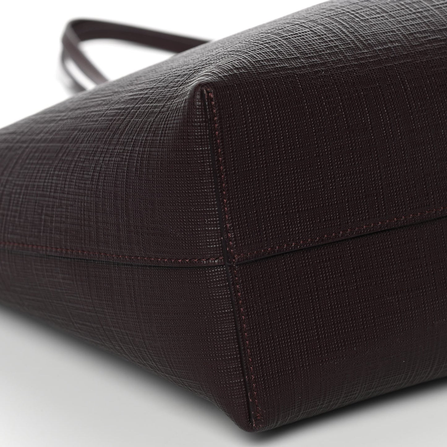 Saffiano Shopper Tote Burgundy