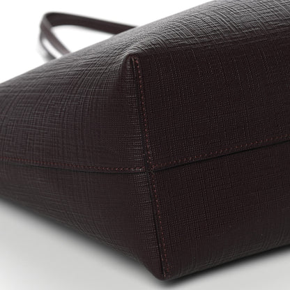 Alexander McQueen Saffiano Shopper Tote Burgundy 7 of 8