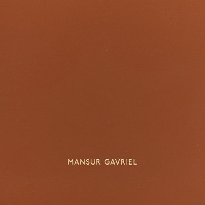 Mansur Gavriel Calfskin Circle Crossbody Bag Camello 8 of 9