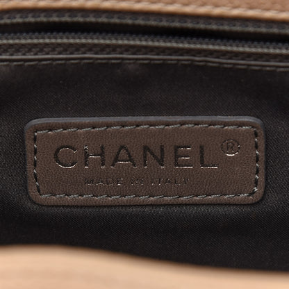 Chanel Glazed Caviar Coco Rider Flap Shoulder Bag Beige 6 of 10
