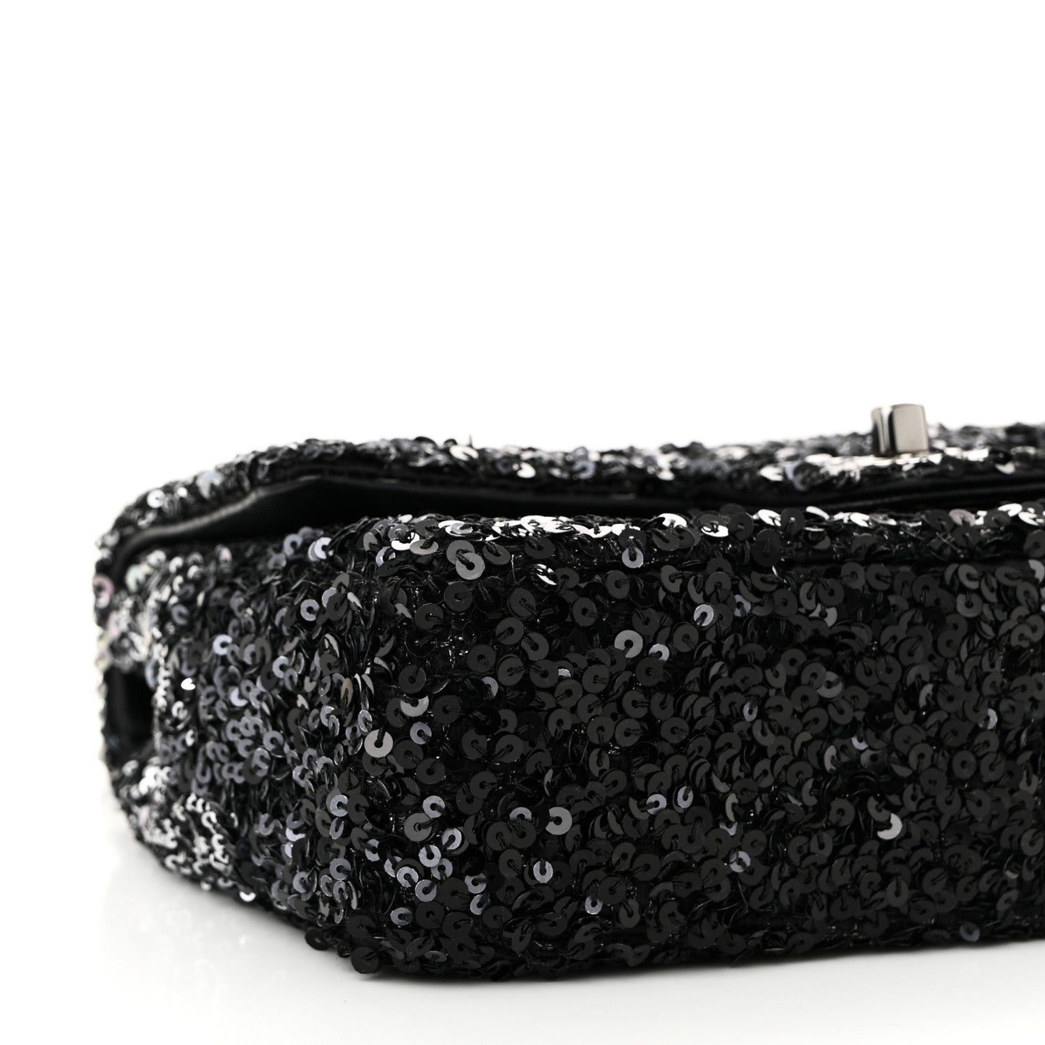 Chanel Shaded Sequins Mini Flap Black 9 of 11