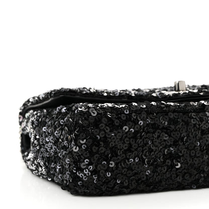 Chanel Shaded Sequins Mini Flap Black 9 of 11