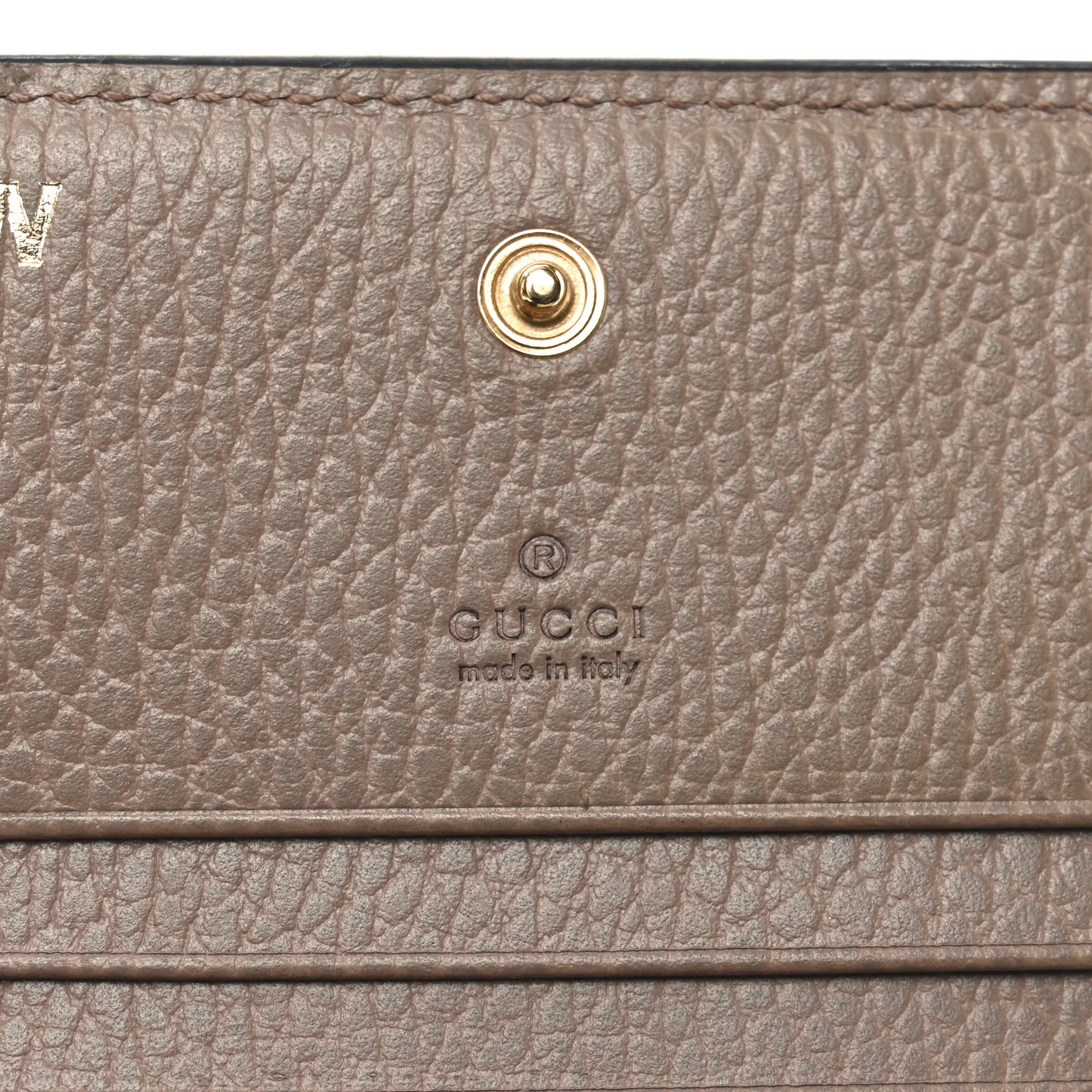 Dollar Calfskin GG Supreme Monogram GG Marmont Card Case Porcelain Rose Beige Ebony