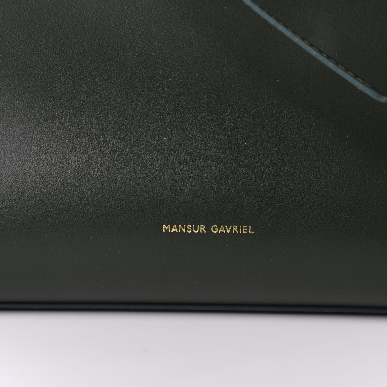 Mansur Gavriel Calfskin Mini Sun Bag Moss 7 of 9