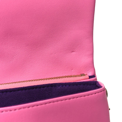 Louis Vuitton Lambskin Embossed Monogram Vuittamins Pochette Coussin Rose Violet 12 of 12