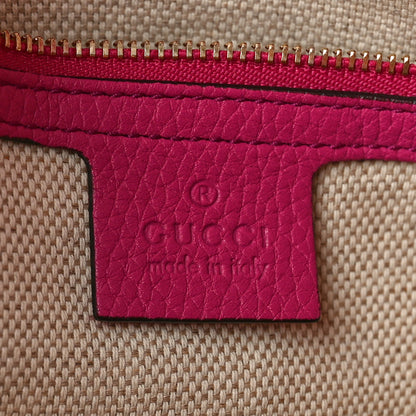 Gucci Cellarius Calfskin Medium Soho Chain Shoulder Bag Bright Bouganville 6 of 10