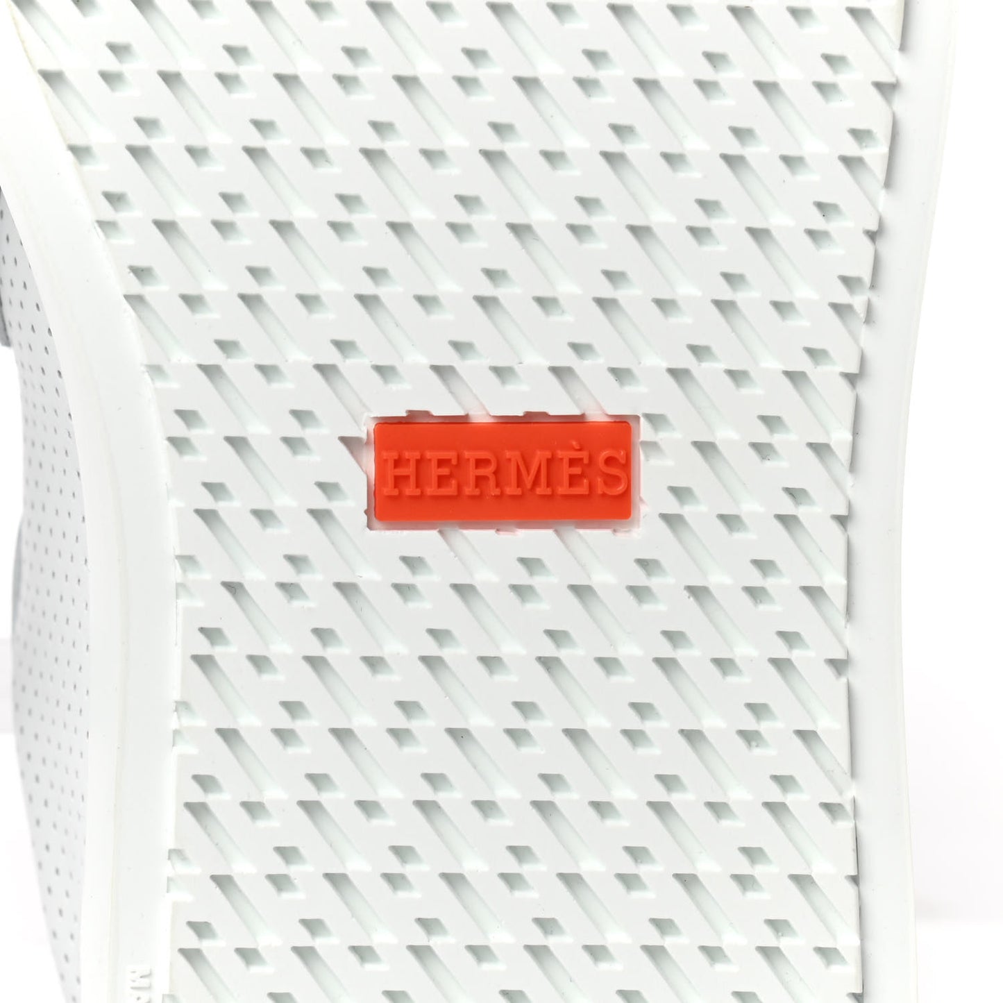 Calfskin Perforated Day Sneakers 36.5 White