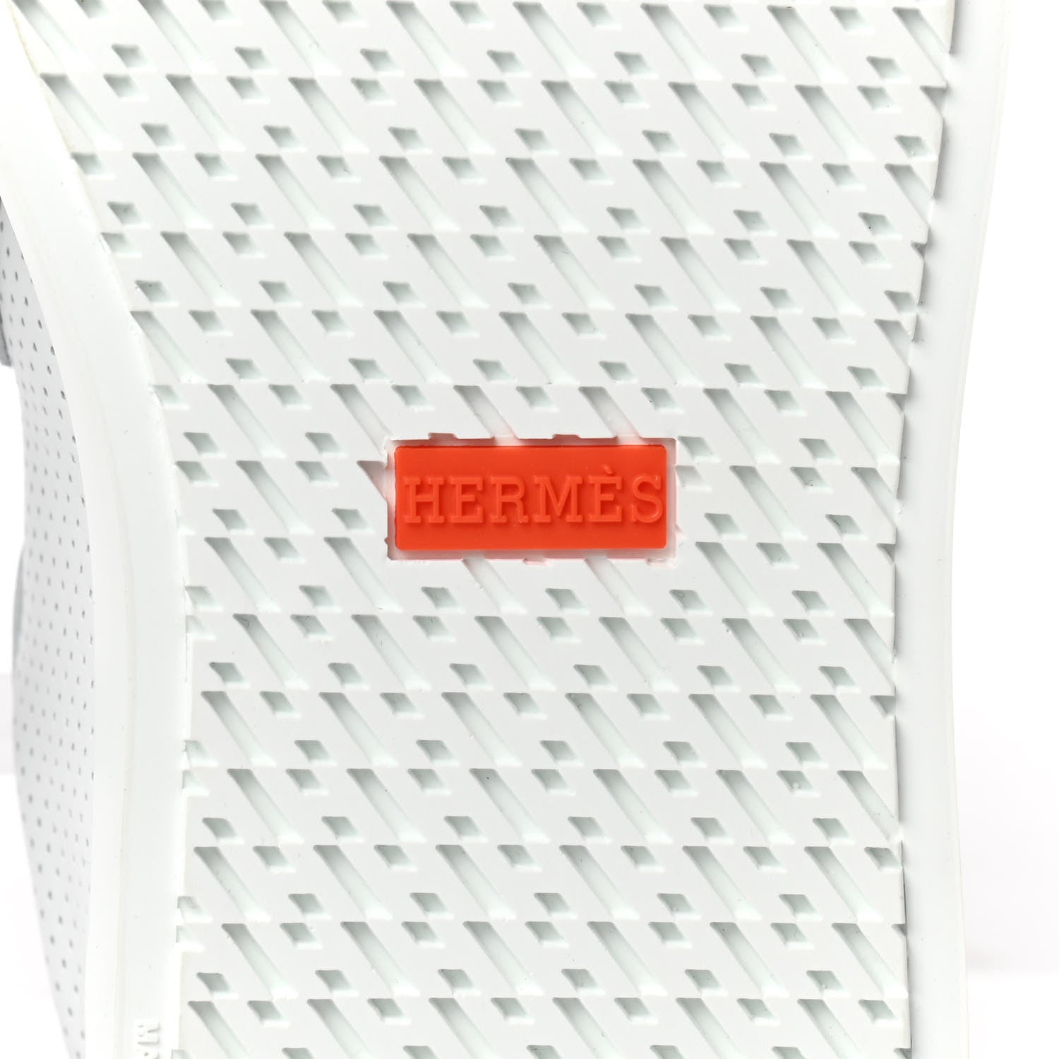 Hermes Calfskin Perforated Day Sneakers 36.5 White 6 of 9