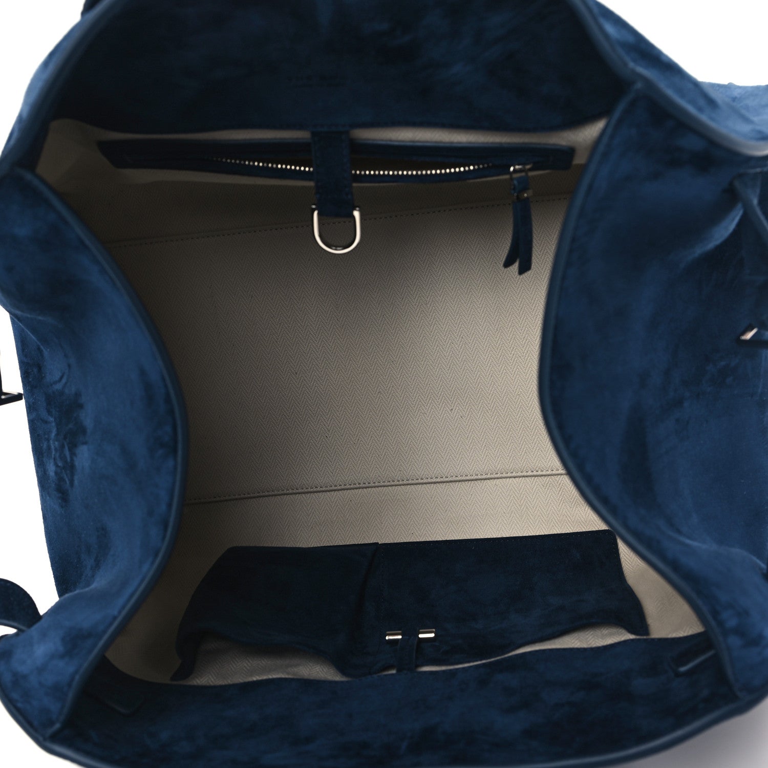 The Row Suede Soft Margaux 15 Navy 5 of 9
