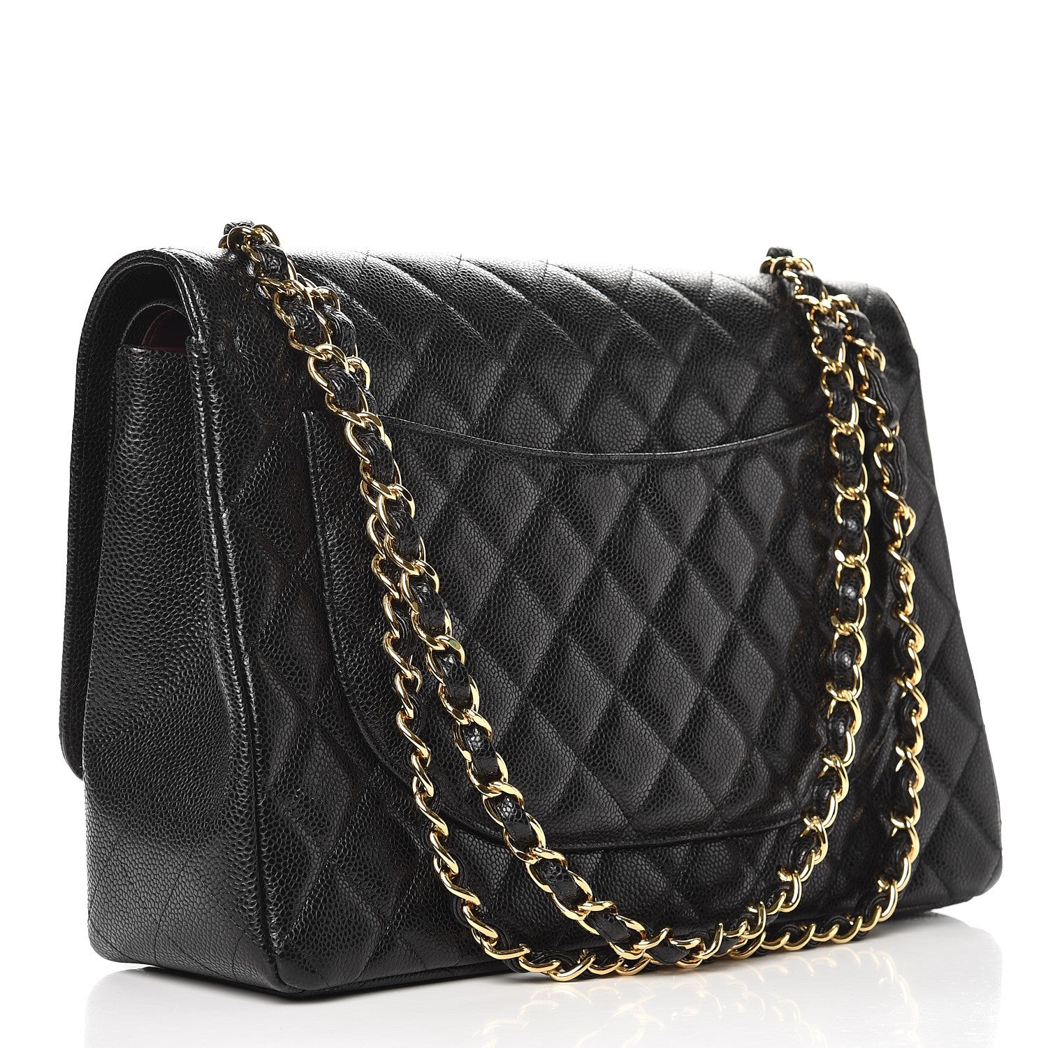 Chanel Caviar Quilted Maxi Double Flap Black 4 of 11