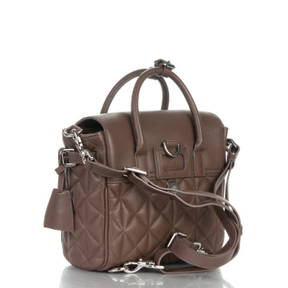 Mulberry Nappa Quilted Mini Cara Delevingne Convertible Bag Taupe 3 of 8