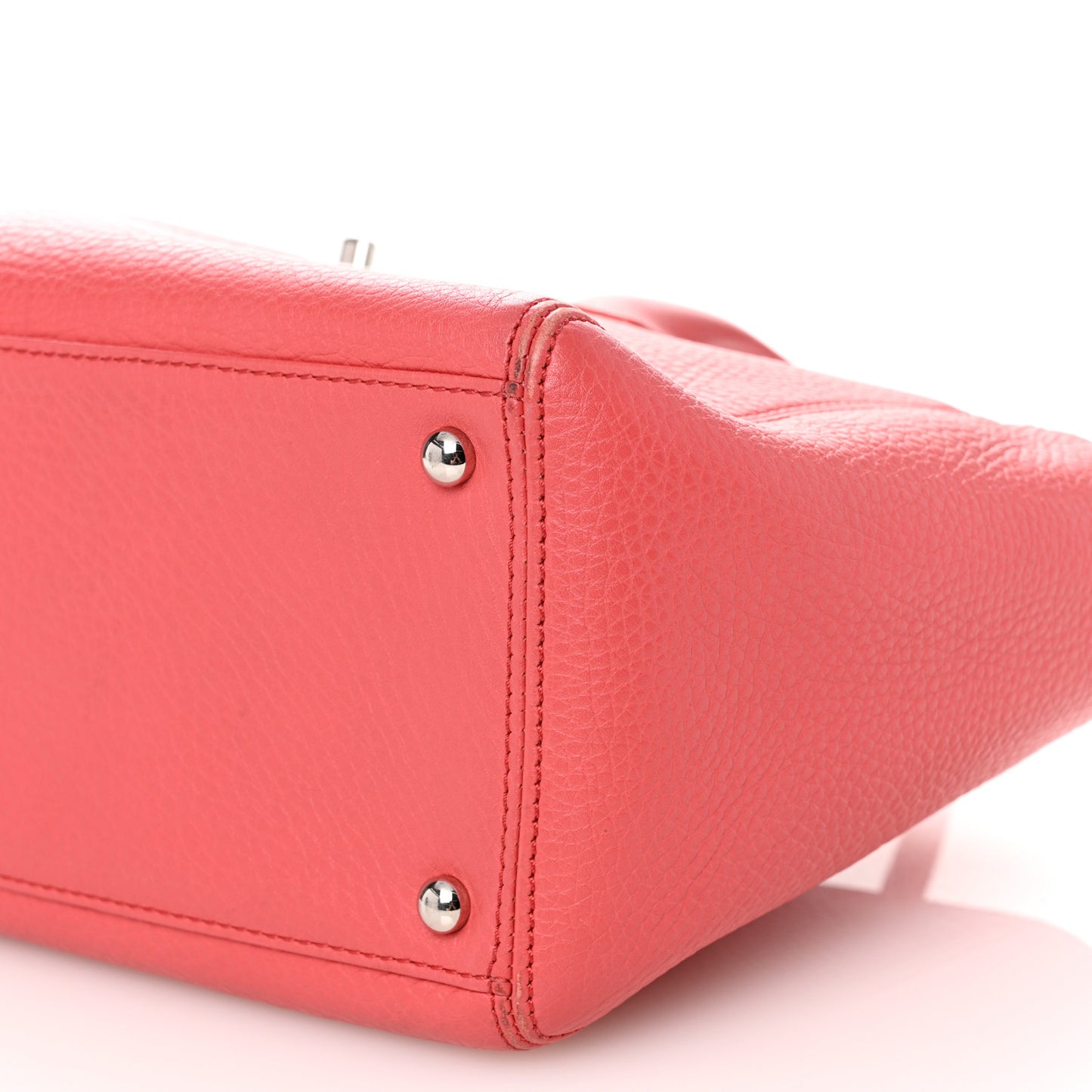 Calfskin Small Cerf Executive Shopper Tote Pink