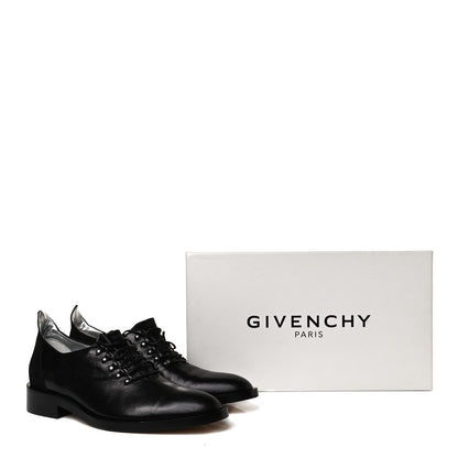 Givenchy Grained Calfskin Suede GV3 Derby Shoes 40 Black 16 of 16