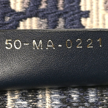 Christian Dior Oblique Large Book Tote Blue Multicolor 6 of 6