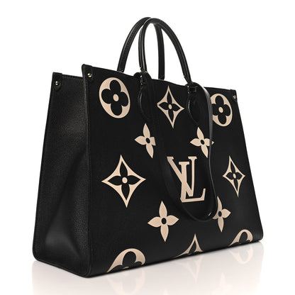 Louis Vuitton Empreinte Monogram Giant Onthego GM Black Beige 3 of 9