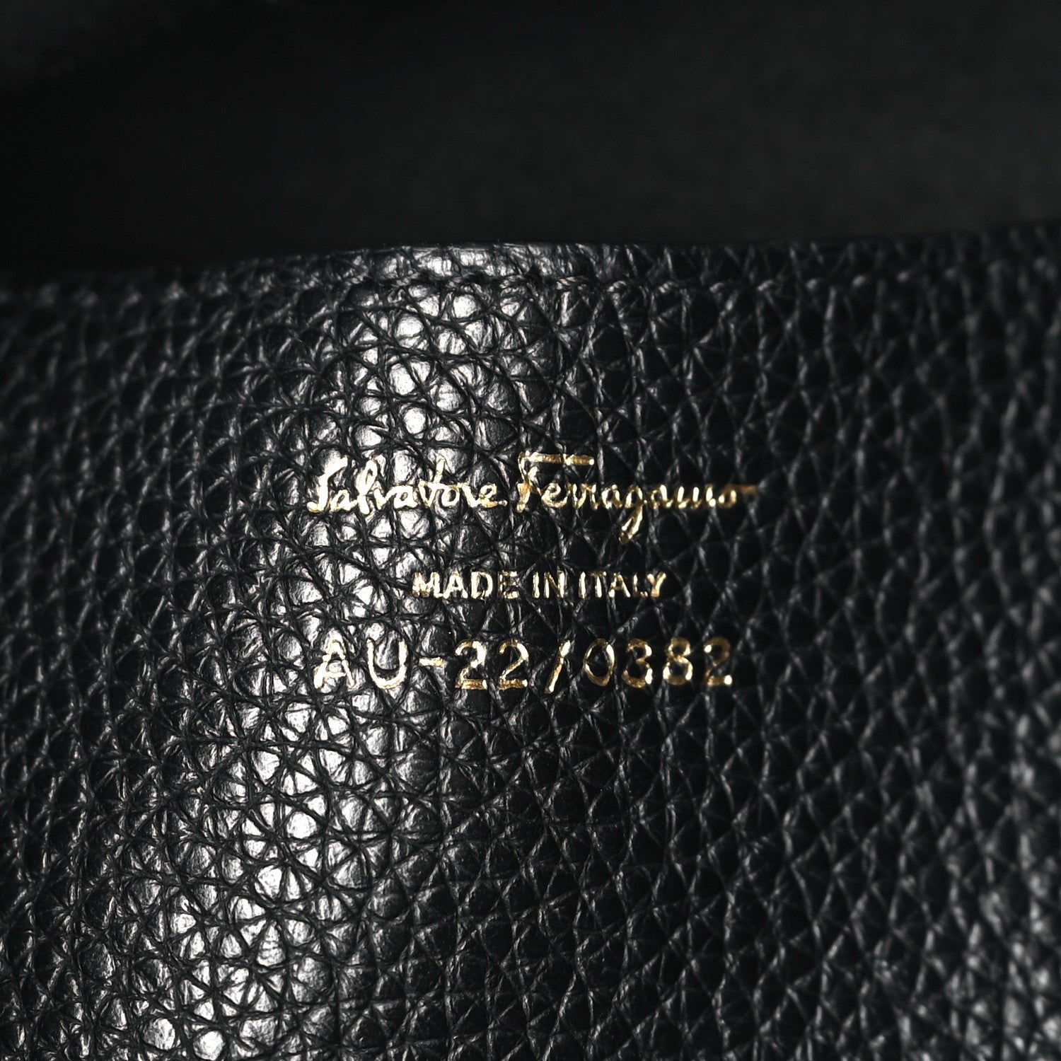 Salvatore Ferragamo Grained Calfskin Mini Gancino Bucket Bag Black 6 of 8