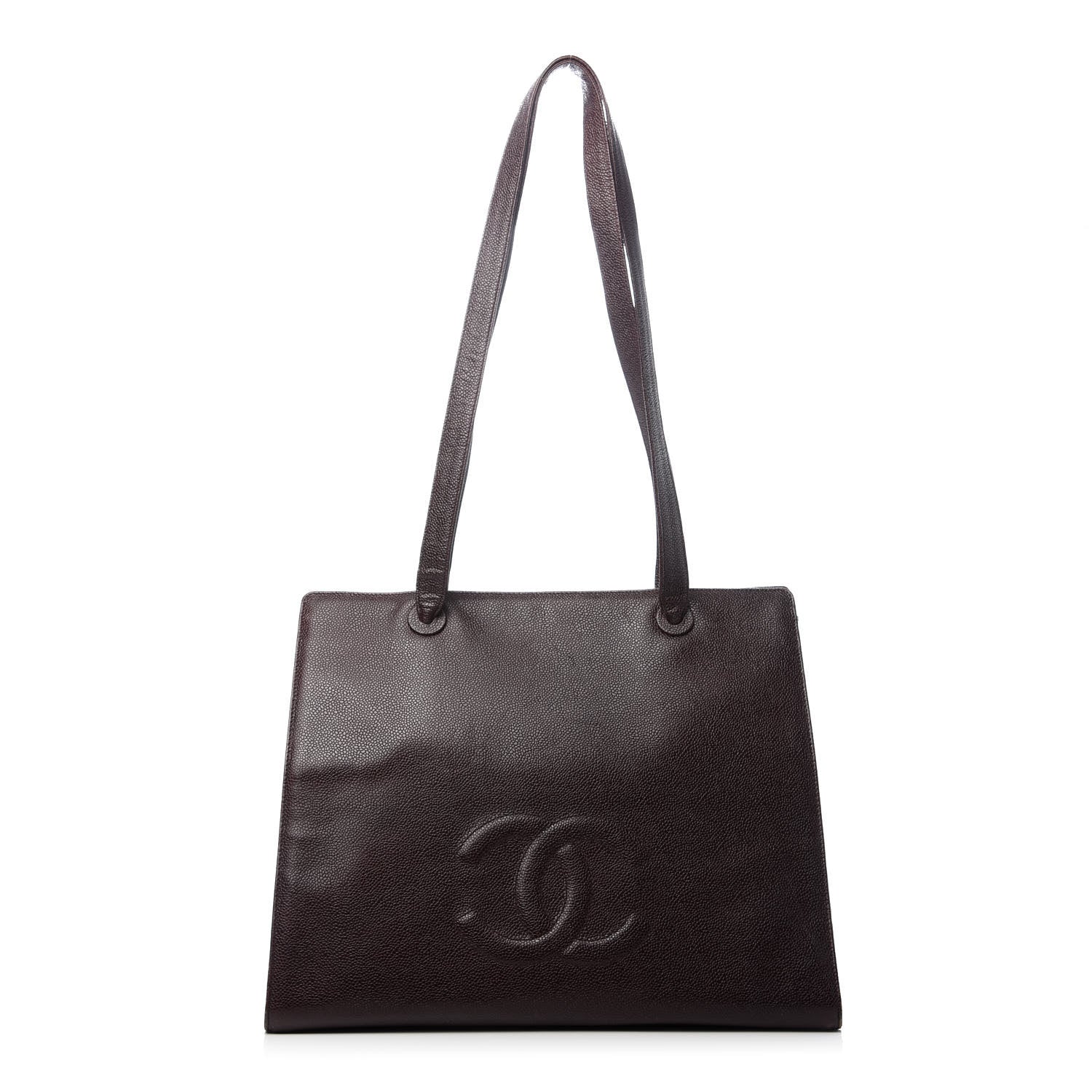 Chanel Caviar CC Tote Brown 1 of 8