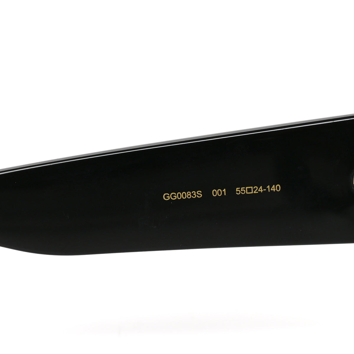 Gucci Acetate Square Frame Sunglasses GG0083S Glitter Red Black Green 6 of 7