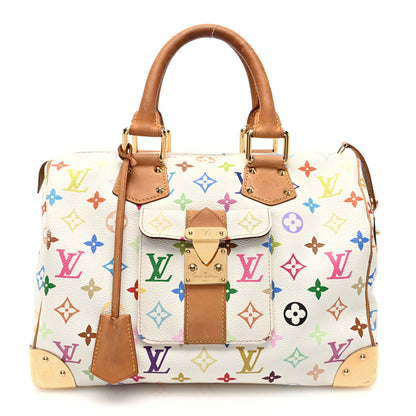Louis Vuitton Monogram Multicolor Speedy 30 White 1 of 12