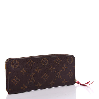 Louis Vuitton Monogram Clemence Wallet Freesia 3 of 8