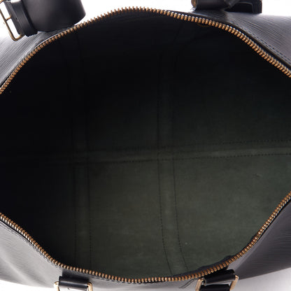 Louis Vuitton Epi Keepall 45 Black 7 of 9