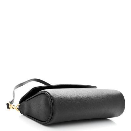 Fendi Vitello Elite Flap Crossbody Bag Black 4 of 14