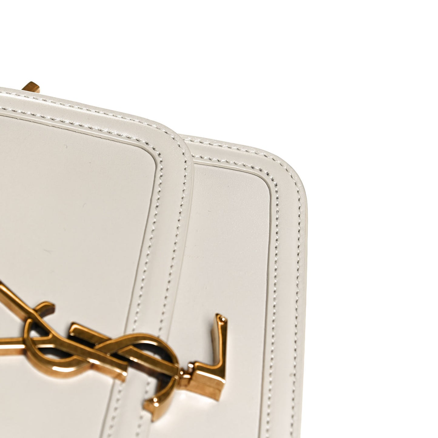 Smooth Calfskin Small Solferino Satchel Ivory Natural