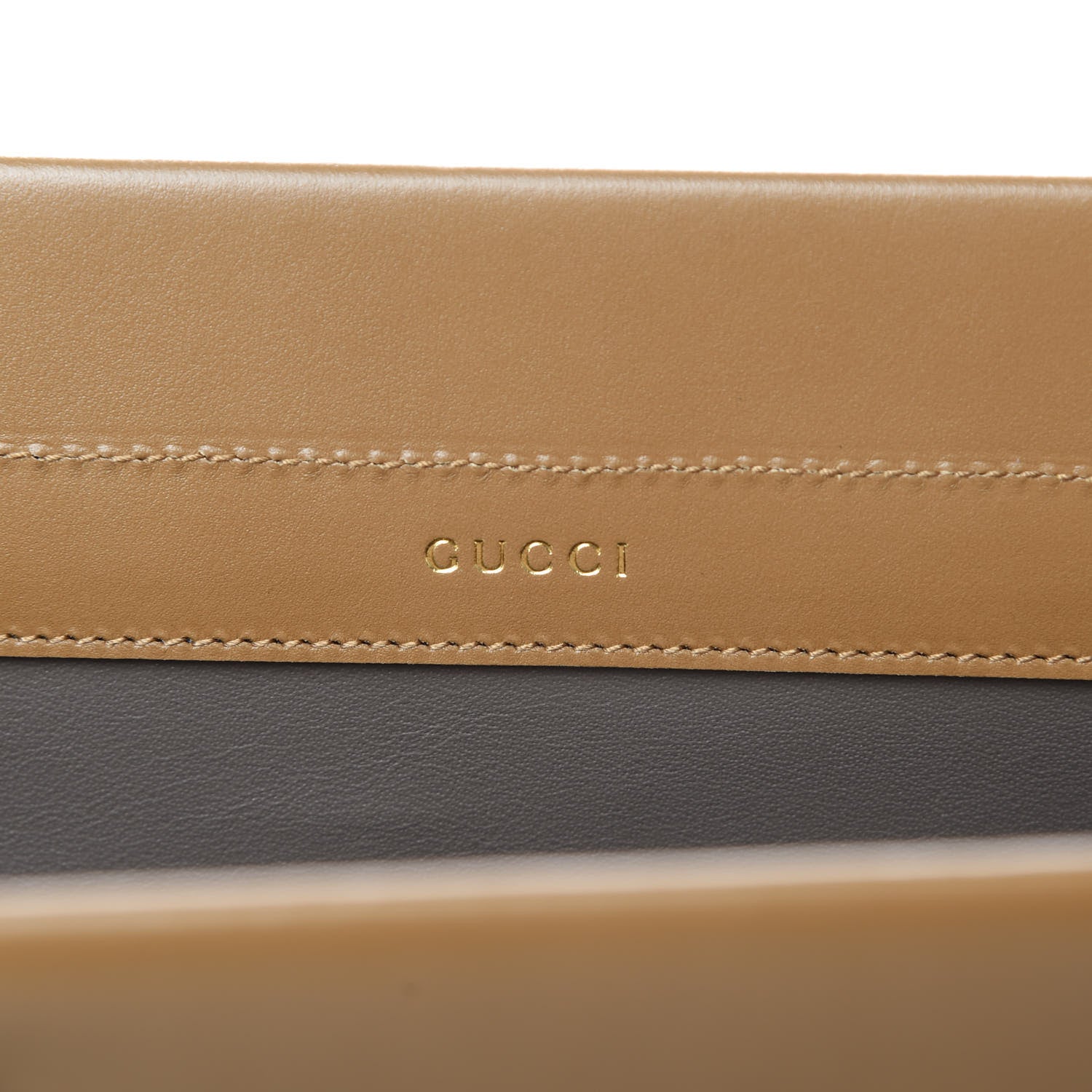 Gucci Smooth Calfskin Medium Zumi Top Handle Bag Friky Taupe 8 of 11