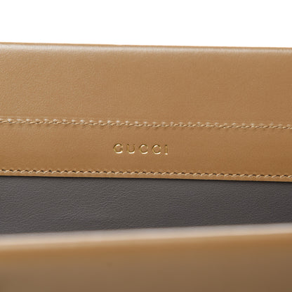 Gucci Smooth Calfskin Medium Zumi Top Handle Bag Friky Taupe 8 of 11