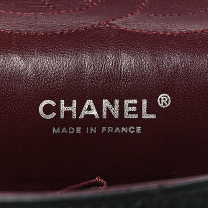 Chanel Aged Calfskin Quilted Accordion Double Flap Black 6 of 13