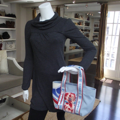 Chanel Canvas Cruise Tote Summer Bag 2 of 11
