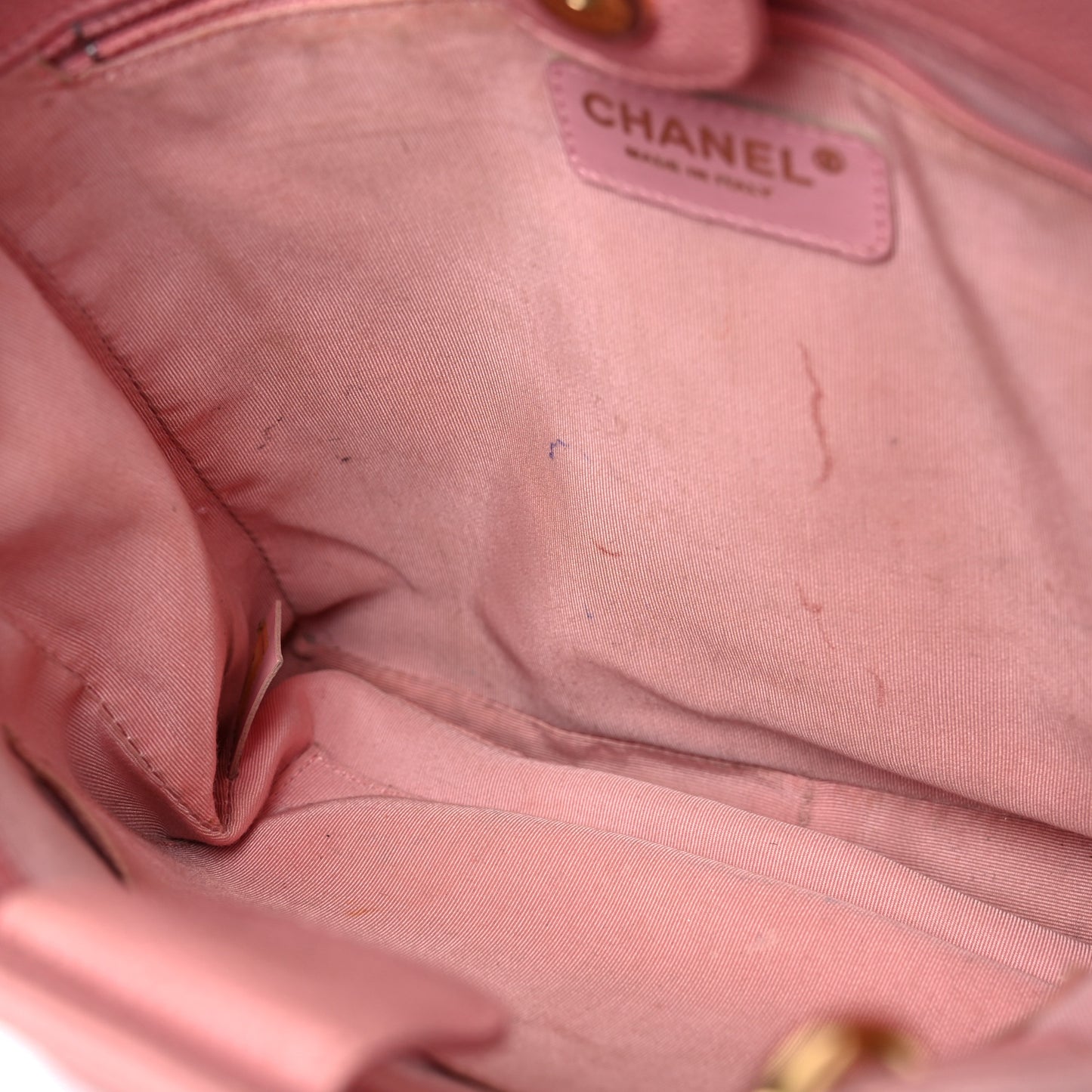 Caviar Quilted Petit Shopping Tote PST Pink