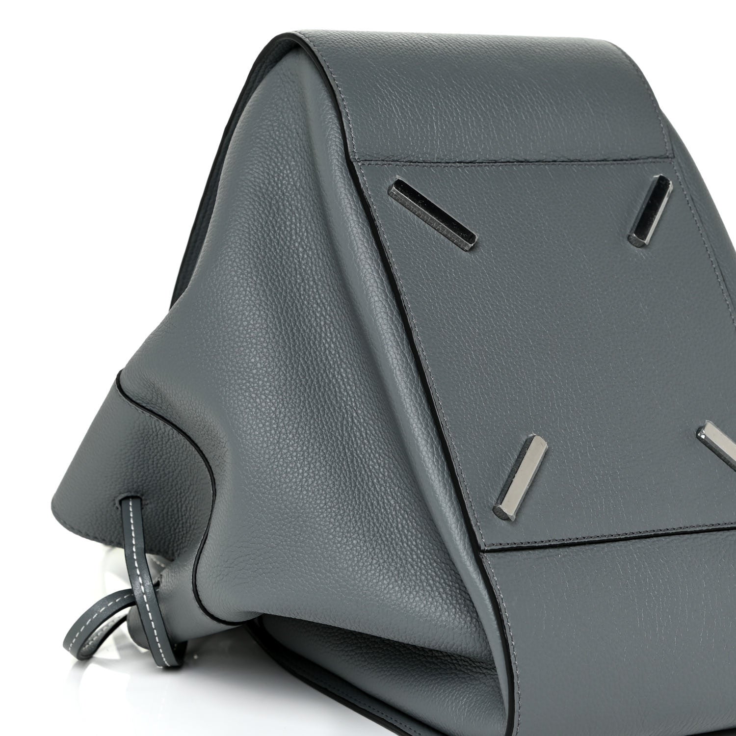 Loewe Grained Calfskin Medium Hammock Shoulder Bag Blue 10 of 11