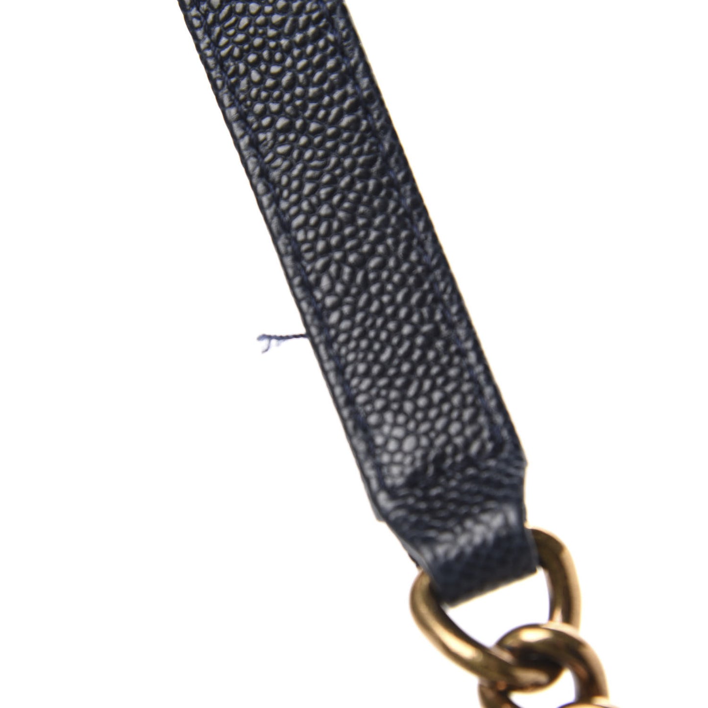 Caviar Quilted New Medium Boy Flap Dark Navy Blue