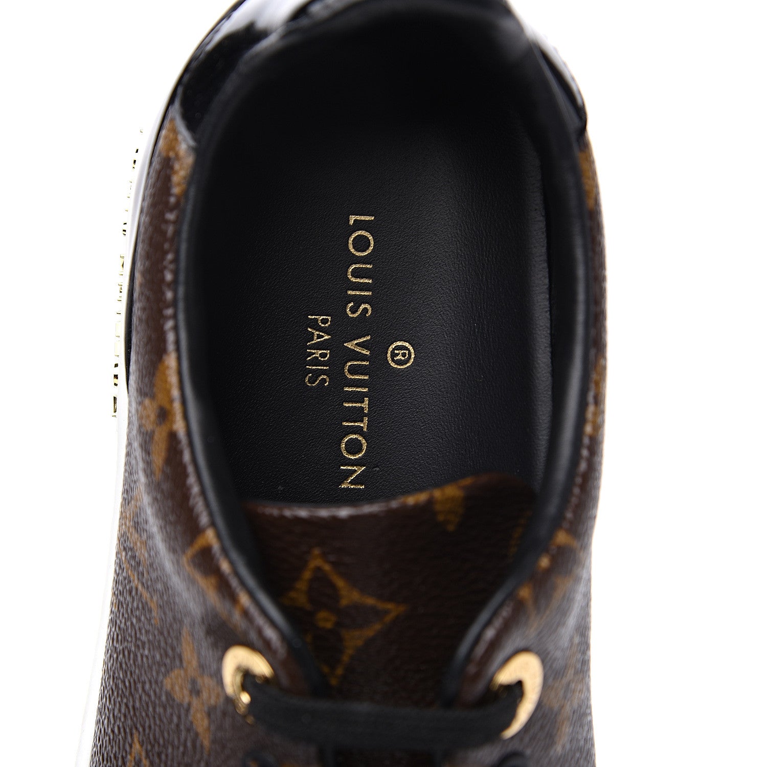 Louis Vuitton Patent Monogram Frontrow Sneakers 35.5 7 of 10