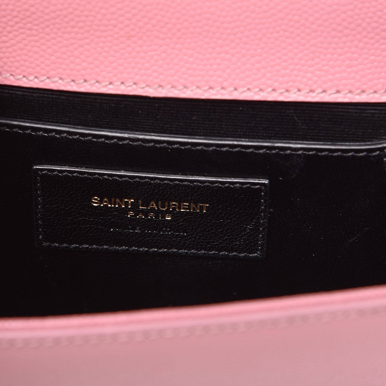 Saint Laurent Grain De Poudre Small Classic Monogram Kate Satchel Old Rose 6 of 7