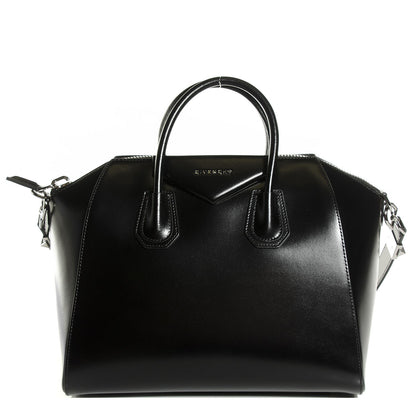 Givenchy Shiny Lord Calfskin Medium Antigona Black 1 of 10