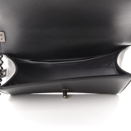 Chanel Calfskin Quilted Medium Boy Flap Black 5 of 10