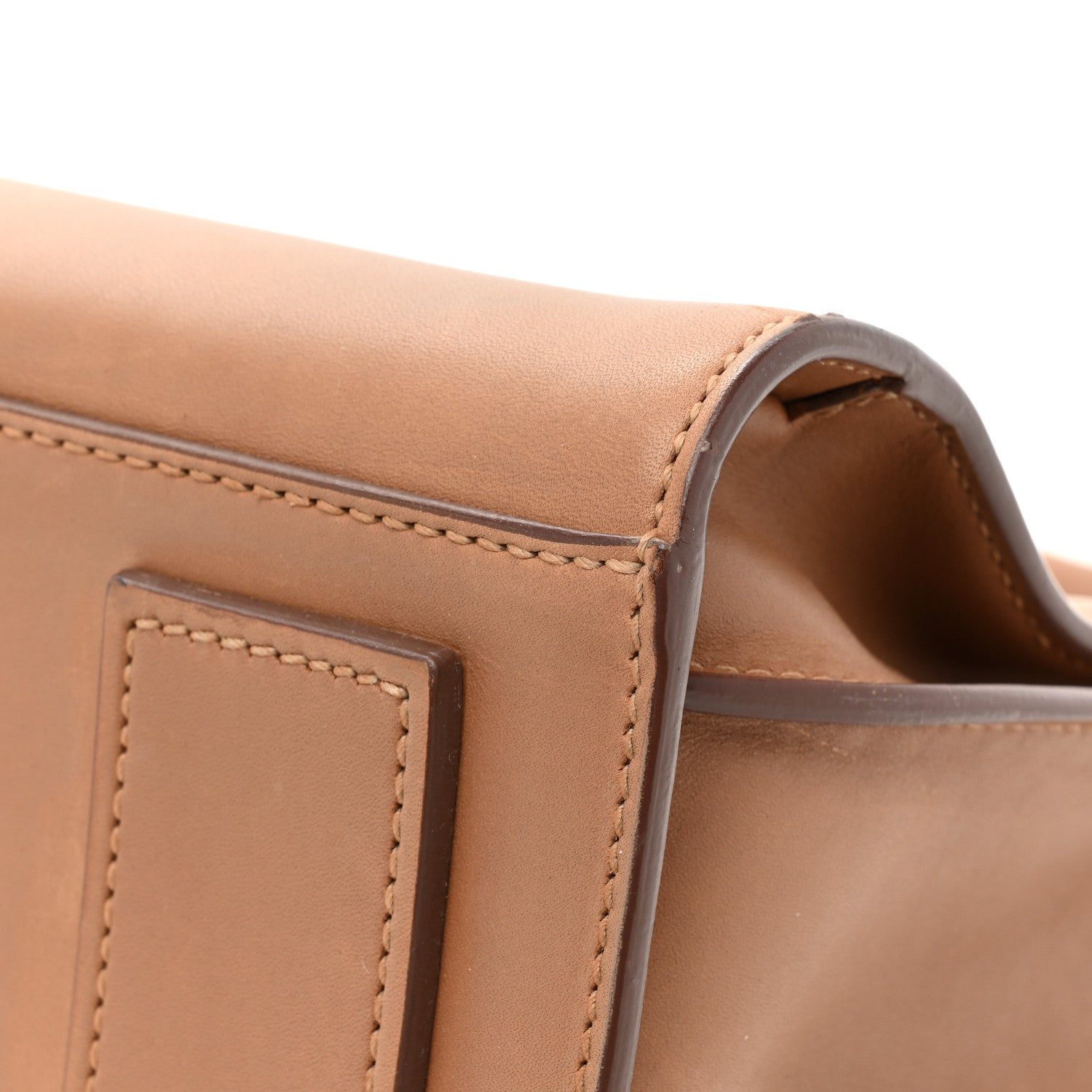 Saint Laurent Smooth Calfskin Medium Supple Sac De Jour Brown 17 of 18