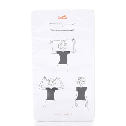 Hermes Knotting Cards Cartes A Nouer Carre Scarf Guide 3 of 7