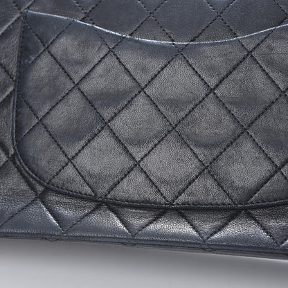 Chanel Lambskin Quilted Medium Double Flap Black 19 of 19