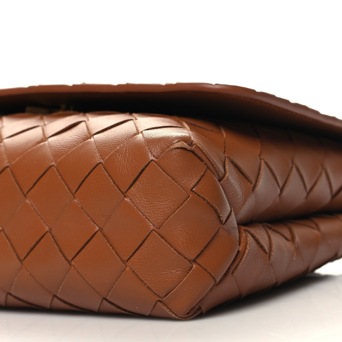 Nappa Intrecciato Mini Crossbody Bag Wood