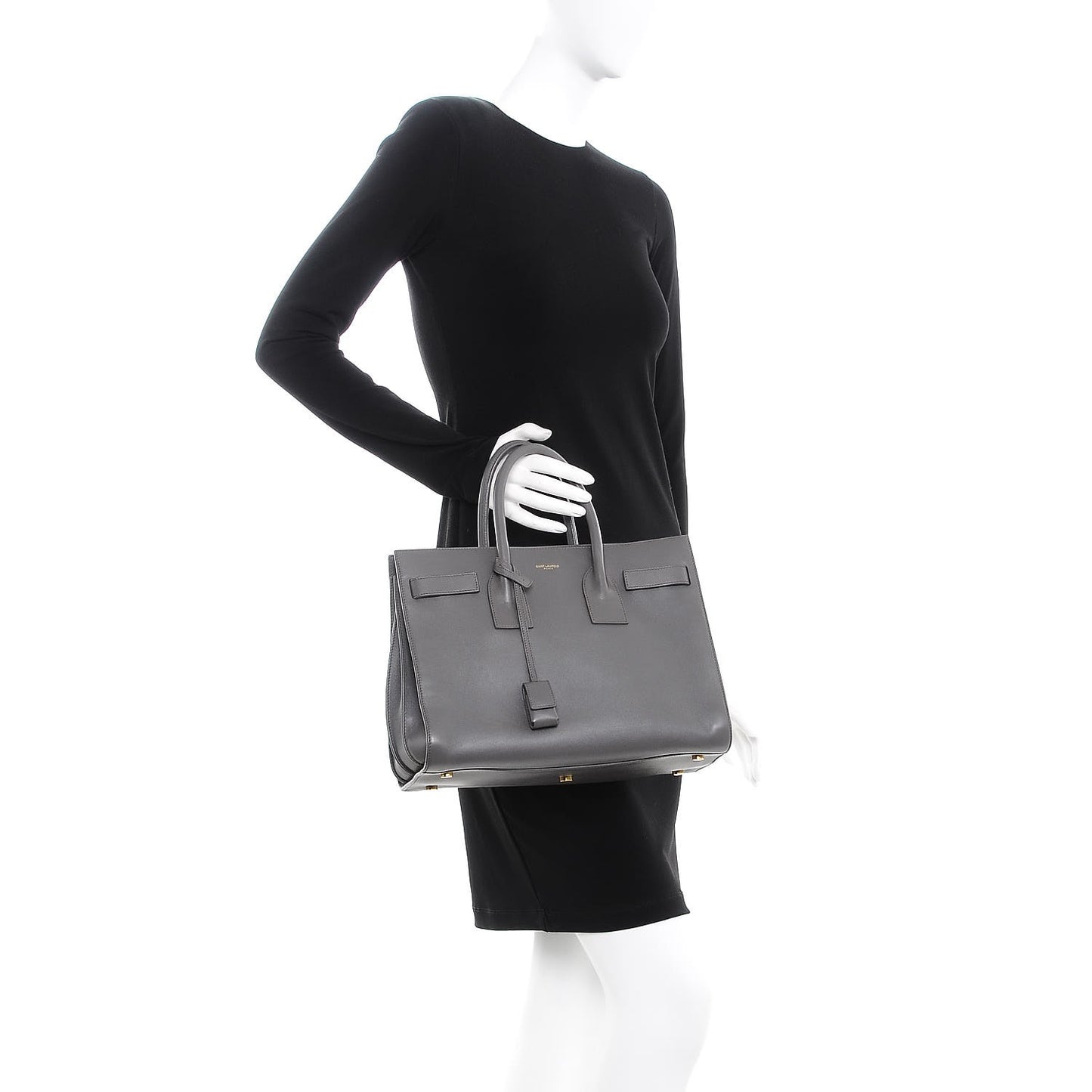 Calfskin Small Sac De Jour Fog