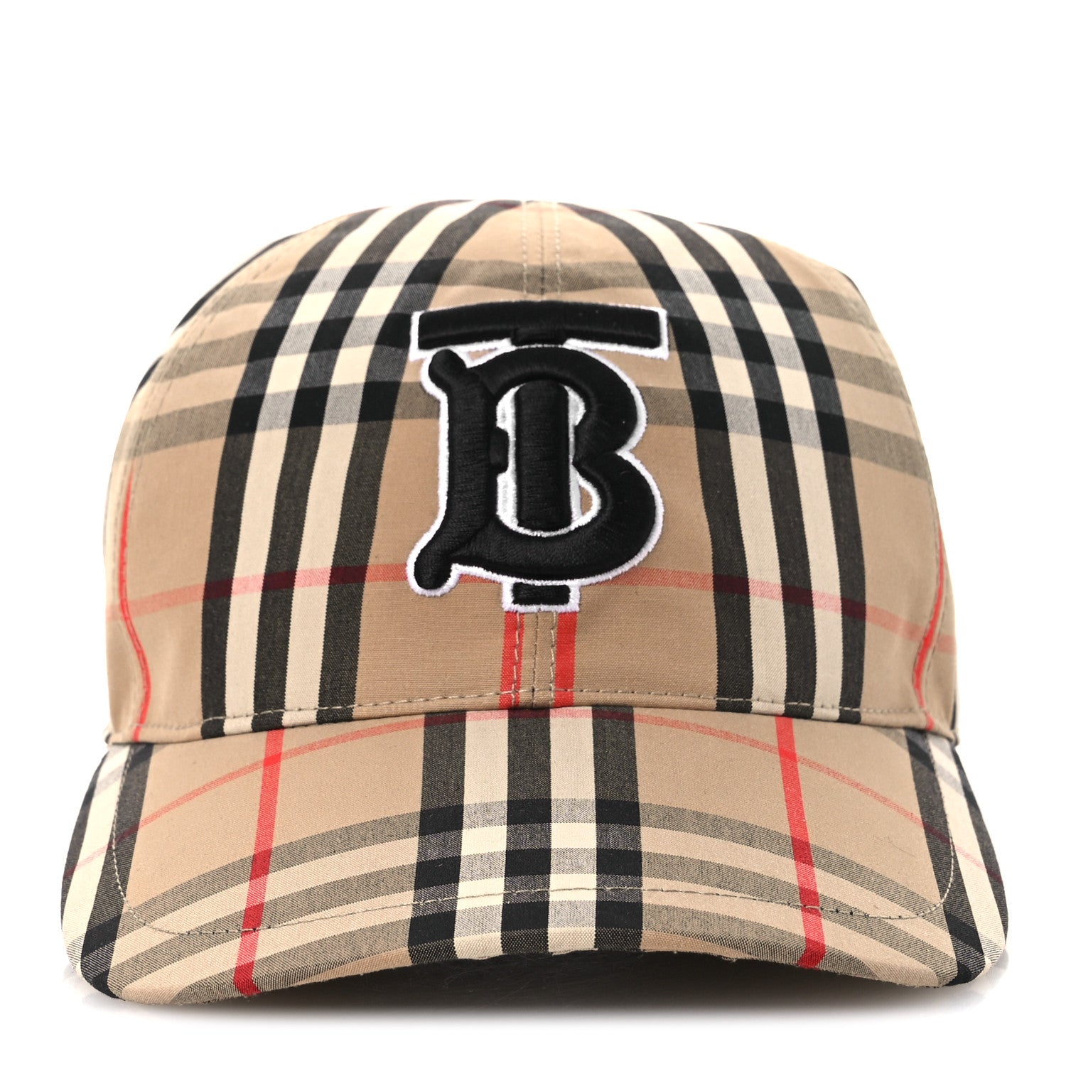 Burberry Cotton Vintage Check Monogram Baseball Hat S Archive Beige 3 of 8