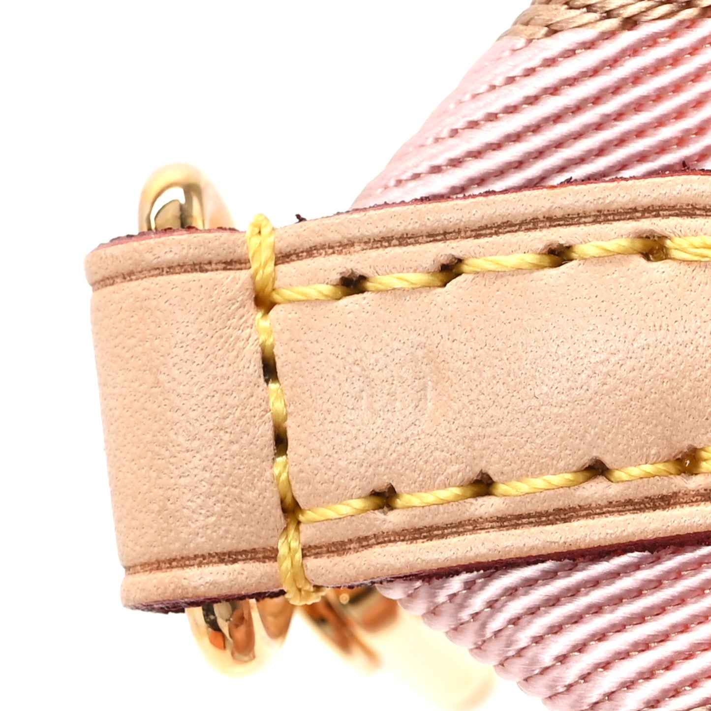 Monogram Multi Pochette Accessories Bandouliere Shoulder Strap Rose Clair