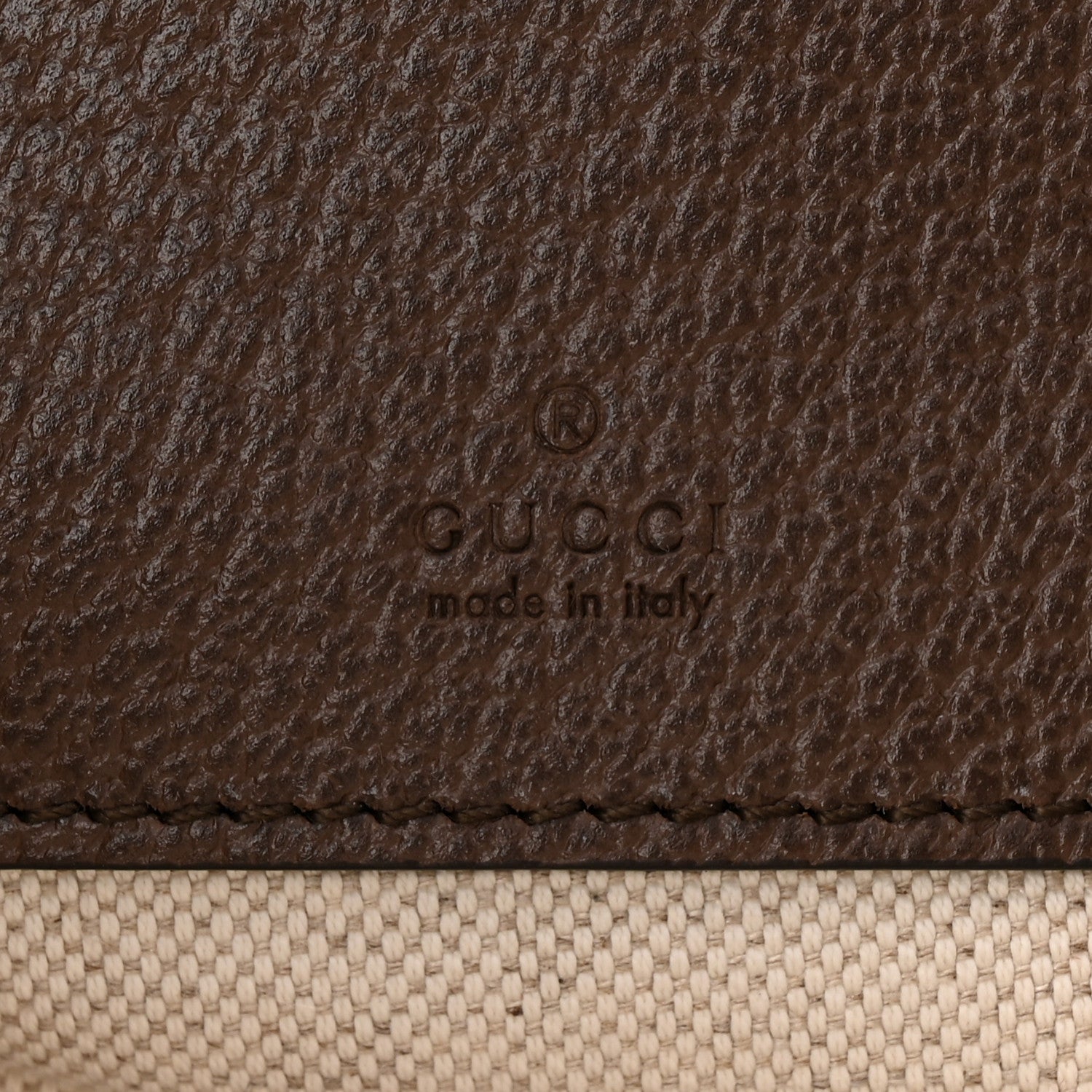 Gucci GG Supreme Monogram Textured Dollar Calfskin Web Mini Ophidia Convertible Shoulder Bag Beige Ebony New Acero 6 of 10
