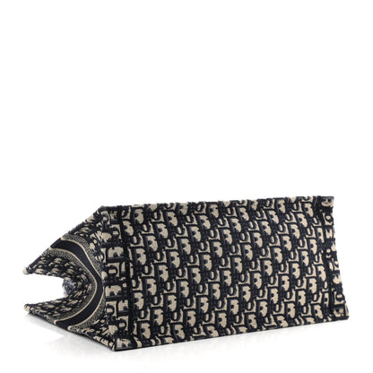 Christian Dior Oblique Medium Book Tote Blue Multicolor 4 of 12