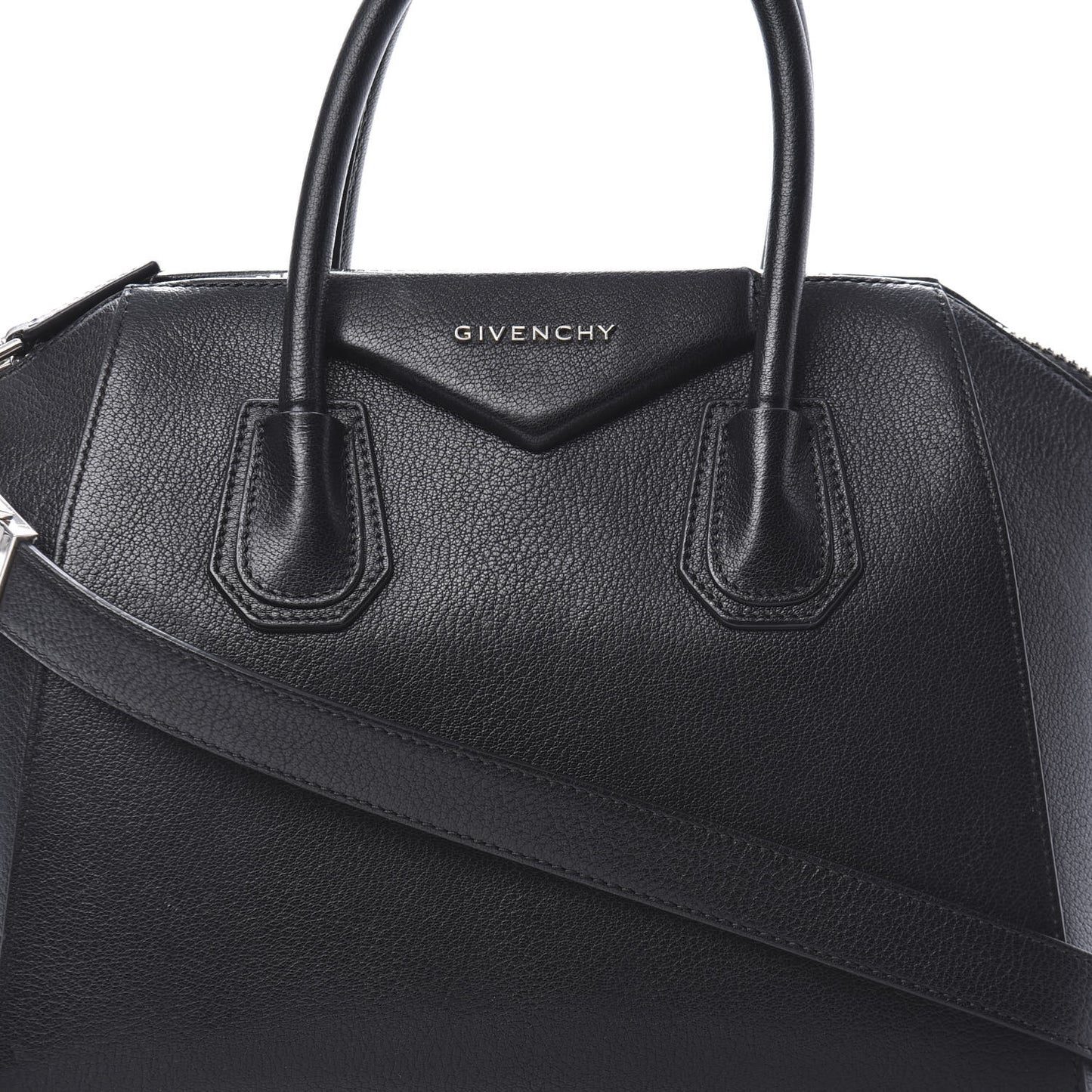Sugar Goatskin Small Antigona Black