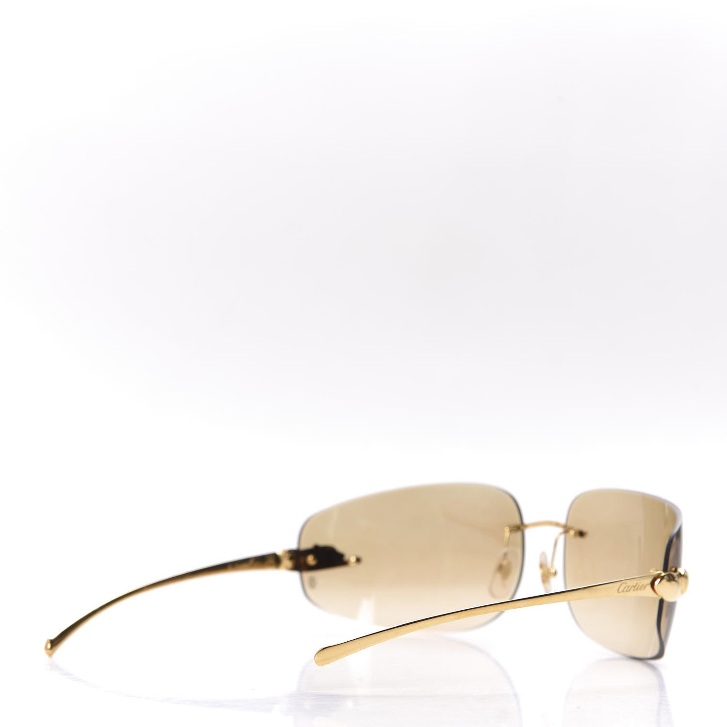 Cartier Panthere De Sunglasses Gold 3 of 8