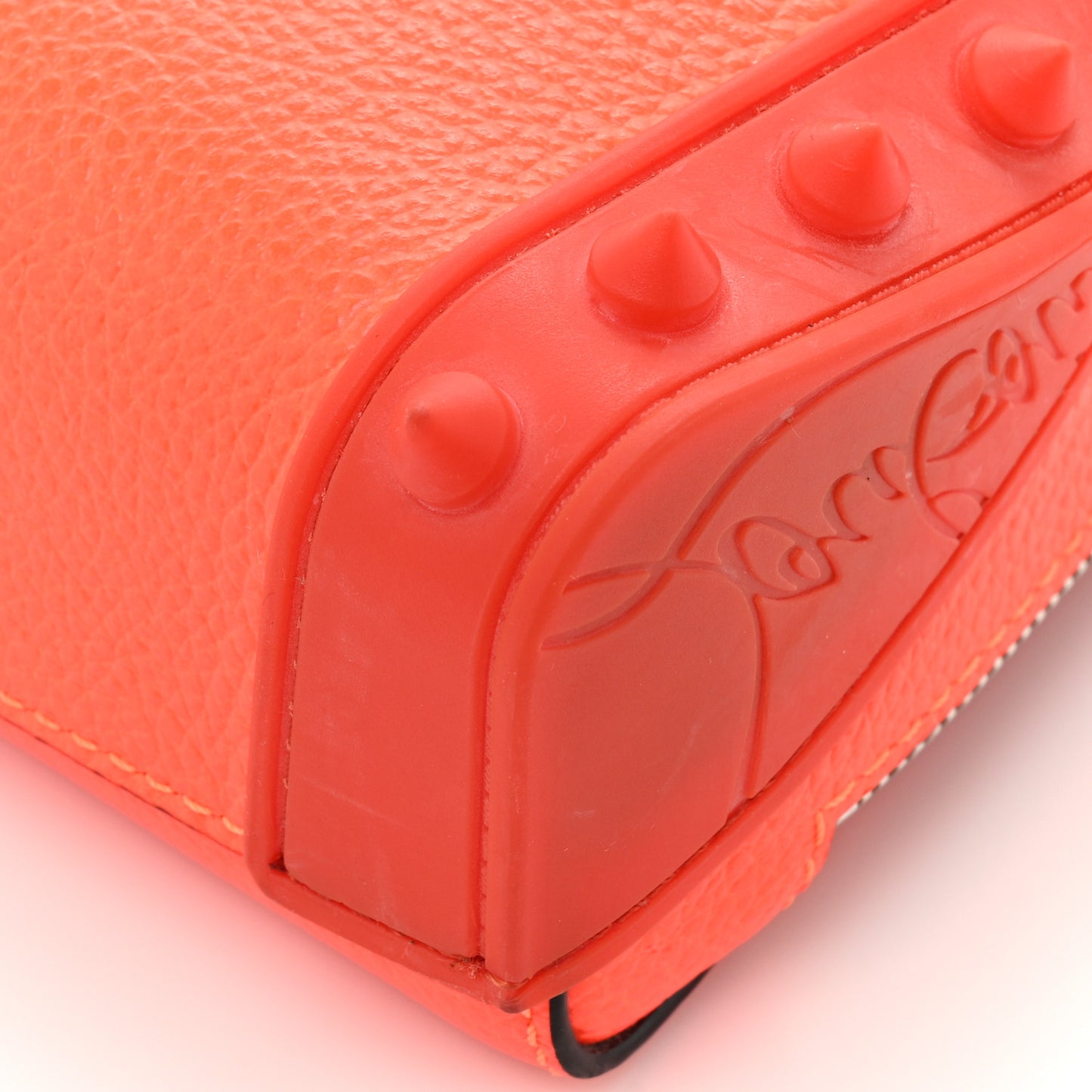 Empire Calfskin Gomme Spikes Loubitown Sunrise